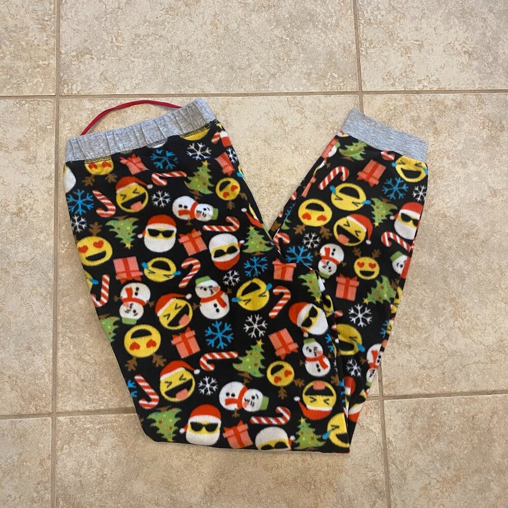 Christmas Emoji Pajama Pants